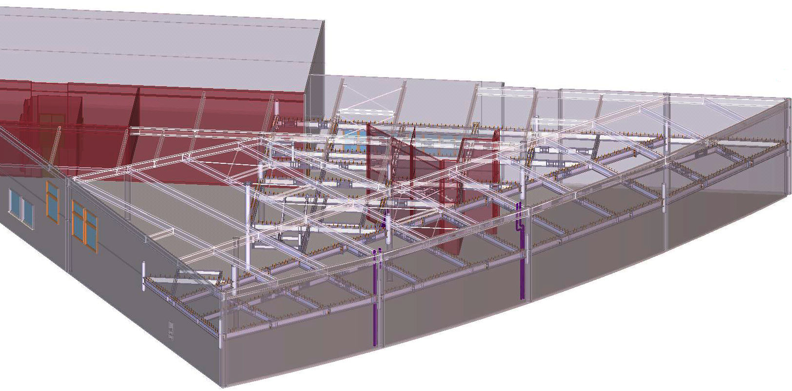 Inwentaryzacja budynku i inwentaryzacja konstrukcji za pomocą skanowania laserowego.