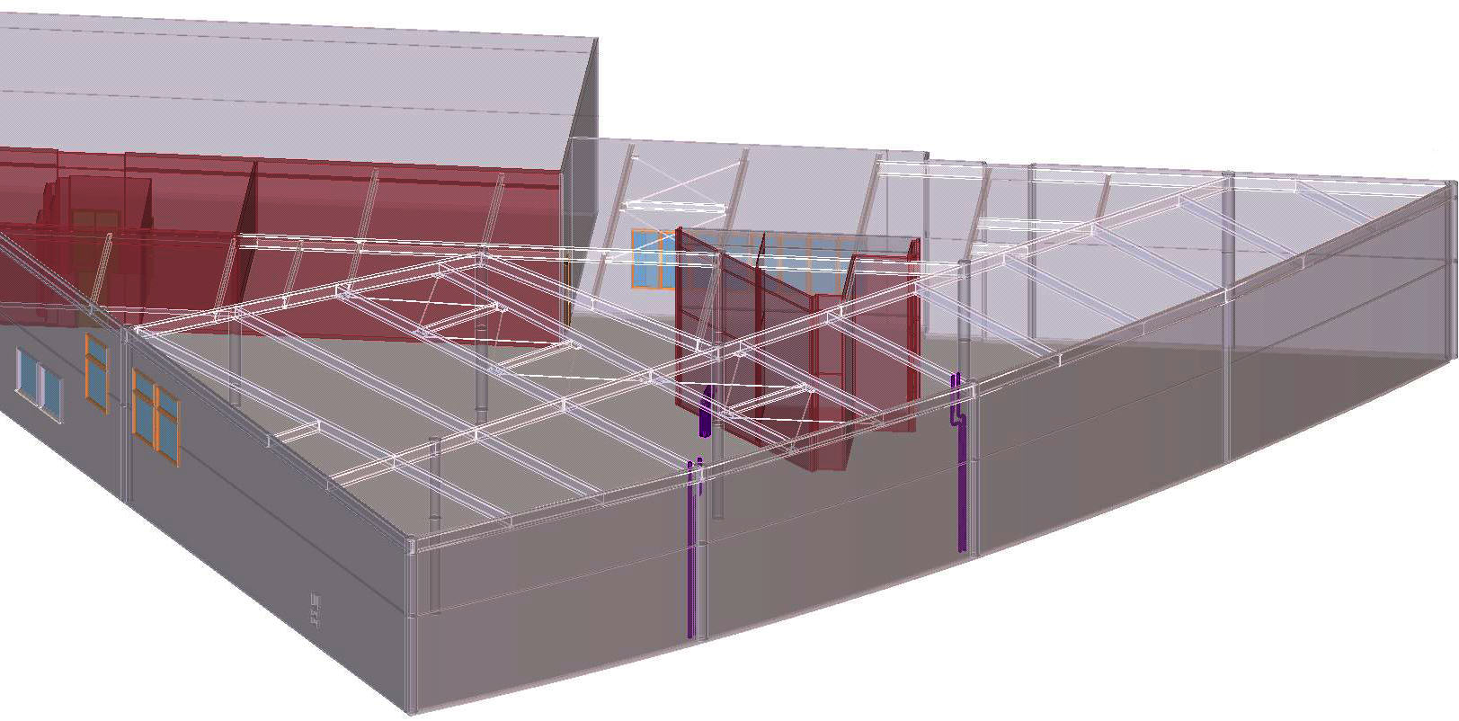 Inwentaryzacja budynku i inwentaryzacja konstrukcji za pomocą skanowania laserowego.